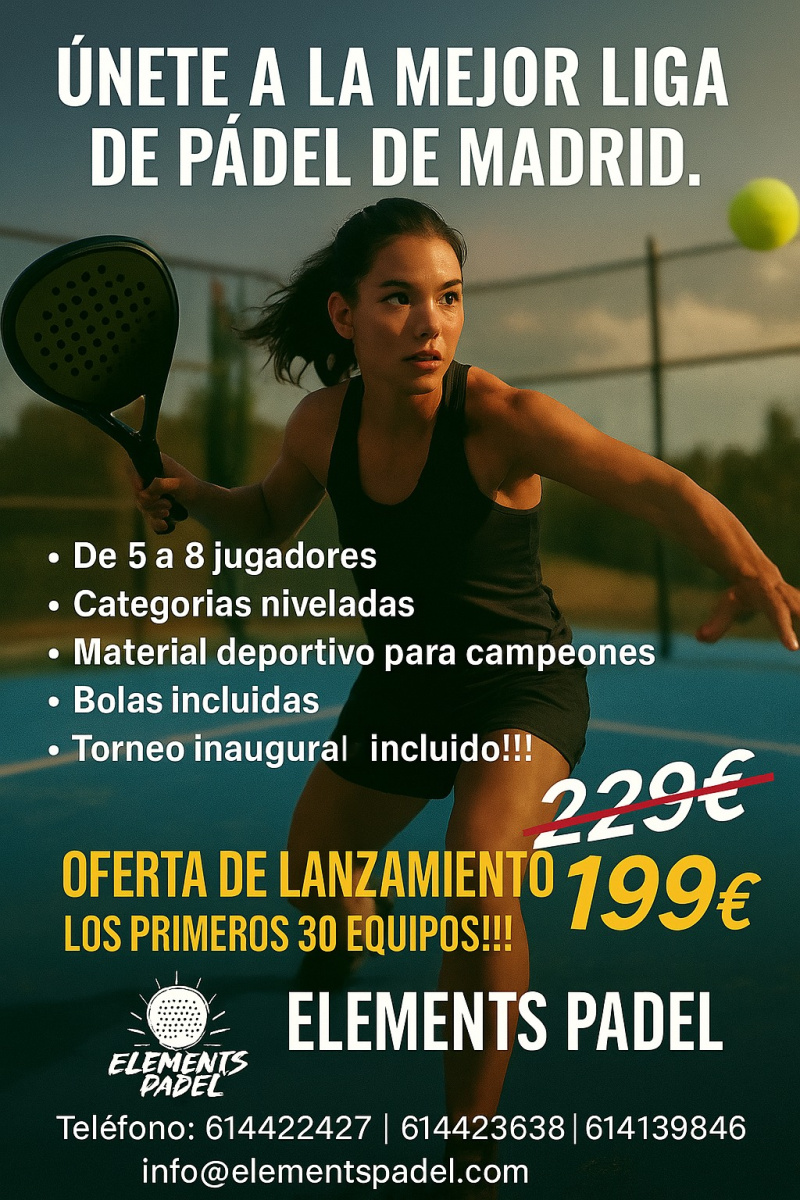 Así funciona ELEMENTS PADEL